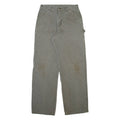 CARHARTT Carpenter Mens Trousers Grey Relaxed Straight W28 L31