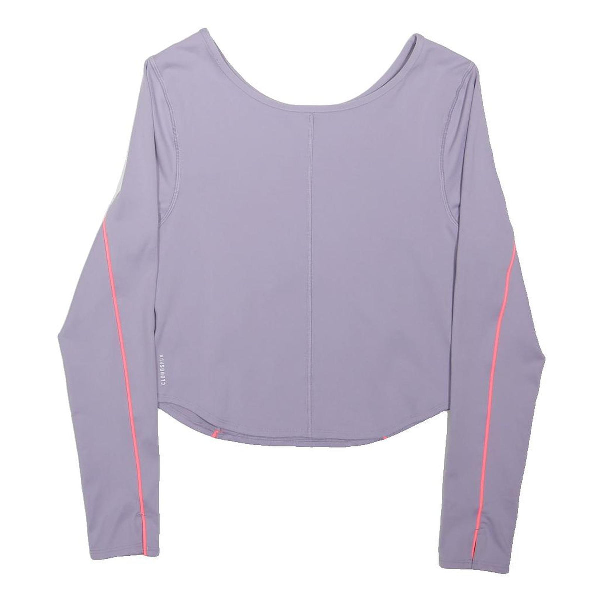 PUMA Womens Purple Sports Long Sleeve Top Crew Neck Size L Activewear