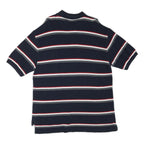 NAUTICA Mens Blue White & Red Striped Short Sleeve Polo Shirt XL Classic Fit