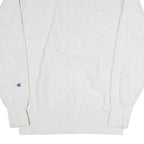 CHAMPION REVERSE WEAVE Mens Grey Cotton Blend Crew Neck Sweatshirt S Casual Wear