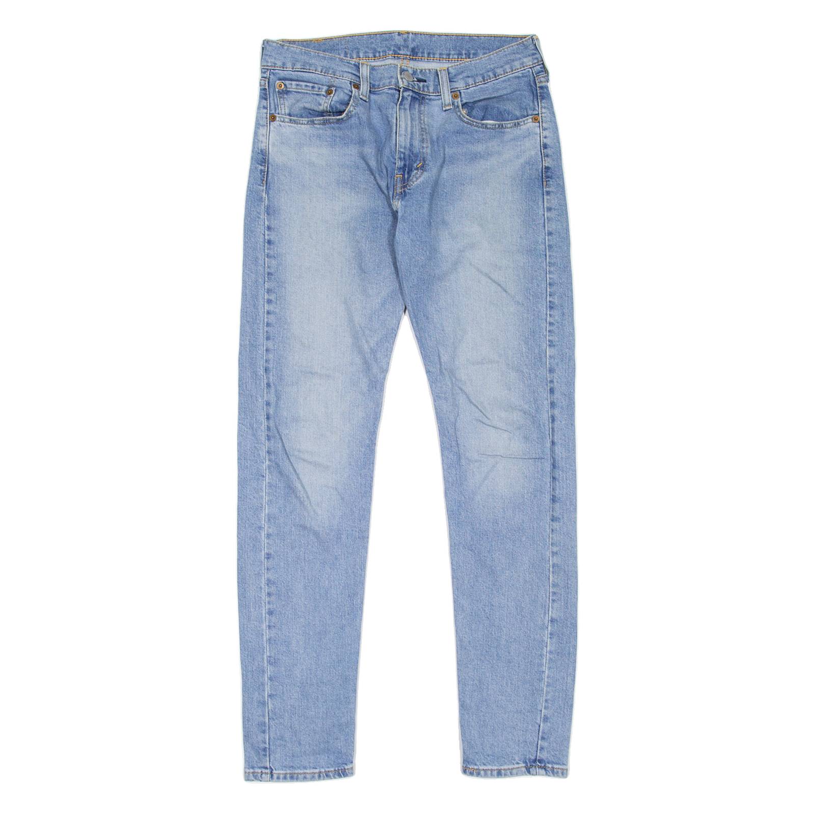 LEVI'S 512 Jeans Lo-Ball Mens Blue Slim Tapered Stone Wash W30 L31