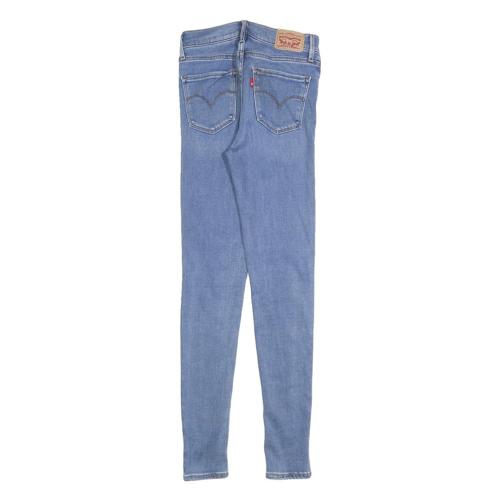 LEVI'S 720 Womens Jeans Blue Slim Skinny Denim W25 L30 Stretch