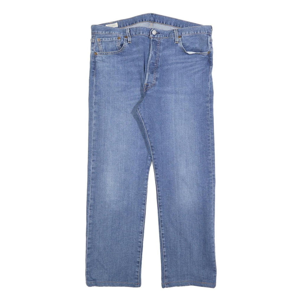 LEVI'S 501 Mens Jeans Blue Regular Straight Denim Medium W36 L27 Classic Fit