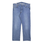 LEVI'S 501 Mens Jeans Blue Regular Straight Denim Medium W36 L27 Classic Fit