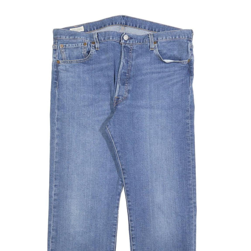 LEVI'S 501 Mens Jeans Blue Regular Straight Denim Medium W36 L27 Classic Fit