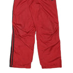 STARTER Mens Joggers Red & Black Slim Tapered S W24 L27 Sportswear Track Pants