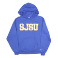 CHAMPION Mens Blue San Jose State University Pullover Hoodie M Cotton Blend