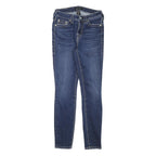 TRUE RELIGION Womens Slim Blue Denim Slim Jeans W25 L28 Classic Style