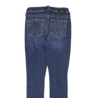 TRUE RELIGION Womens Slim Blue Denim Slim Jeans W25 L28 Classic Style