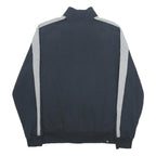 PUMA Mens Navy & Grey Cotton Blend Track Jacket M Zip Plain Logo