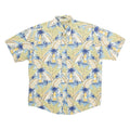 NATURAL ISSUE Mens Hawaiian Shirt Blue Crazy Pattern M