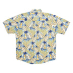 NATURAL ISSUE Mens Hawaiian Shirt Blue Crazy Pattern M