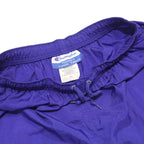 CHAMPION Womens Shorts Blue Casual L W26 Sports Logo Elastic Waist