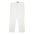 TOMMY HILFIGER Womens White Regular Fit Straight Denim Jeans W31 L25 Classic