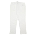 TOMMY HILFIGER Womens White Regular Fit Straight Denim Jeans W31 L25 Classic