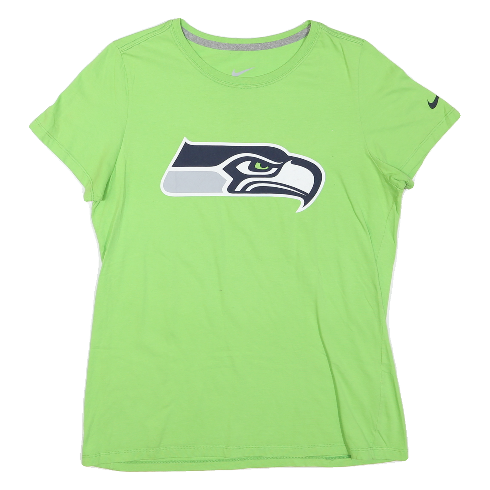 NIKE Womens Green Seattle Seahawks Graphic T-Shirt XL Short Sleeve Crew Neck