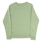 CARHARTT Womens Green Cotton Crew Neck S Print Logo Sleeve Sweatshirt