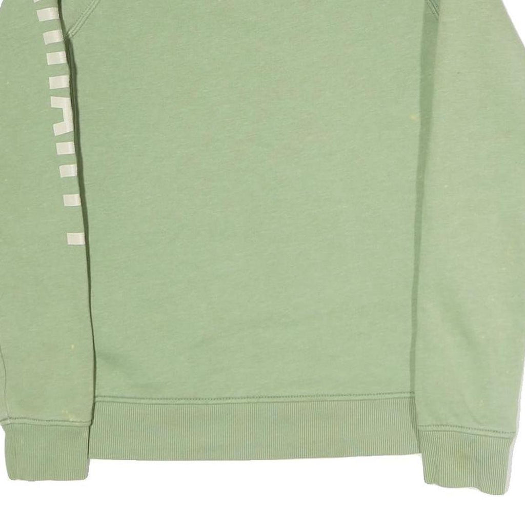 CARHARTT Womens Green Cotton Crew Neck S Print Logo Sleeve Sweatshirt