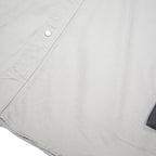 CARHARTT Mens Beige & Grey Cotton Blend Shirt XL Workwear Casual Button-Up
