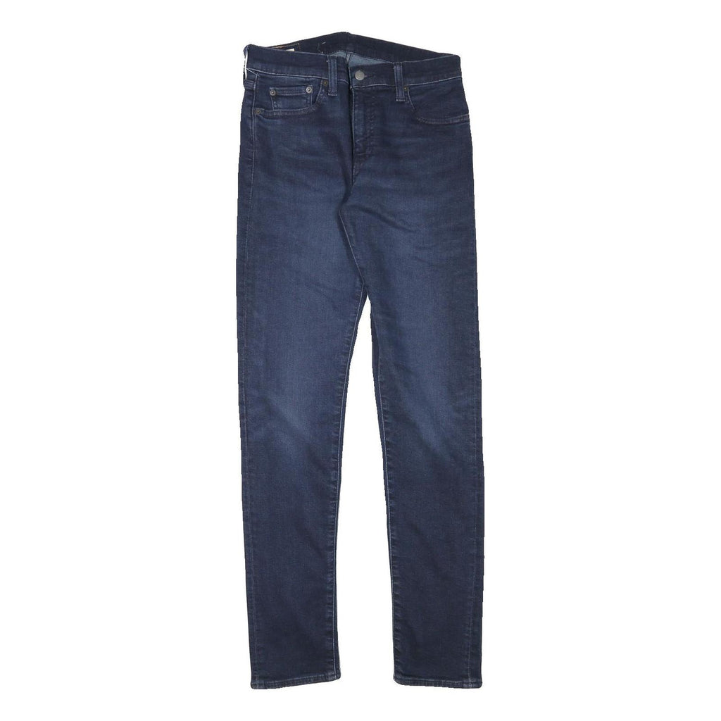 LEVI'S Mens Jeans Blue Slim Skinny Denim Dark W29 L31 Zip Cotton Blend