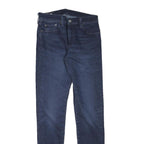 LEVI'S Mens Jeans Blue Slim Skinny Denim Dark W29 L31 Zip Cotton Blend