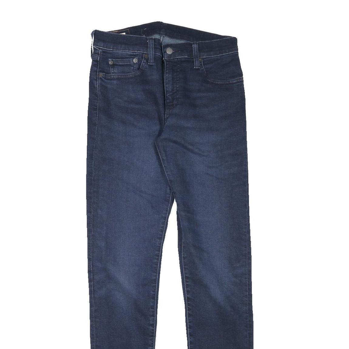 LEVI'S Mens Jeans Blue Slim Skinny Denim Dark W29 L31 Zip Cotton Blend