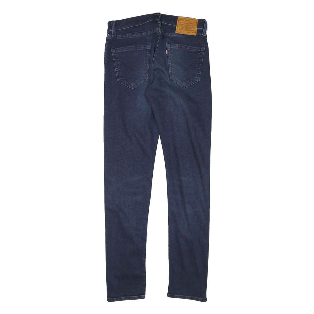 LEVI'S Mens Jeans Blue Slim Skinny Denim Dark W29 L31 Zip Cotton Blend