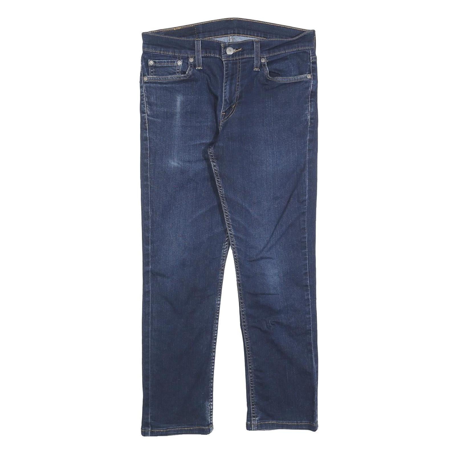 LEVI'S 511 Slim Mens Jeans Blue Slim Skinny Denim Medium W30 L26 Stylish Zip