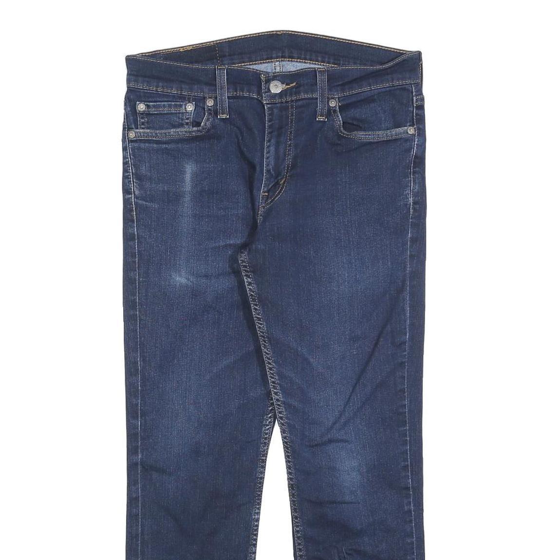 LEVI'S 511 Slim Mens Jeans Blue Slim Skinny Denim Medium W30 L26 Stylish Zip