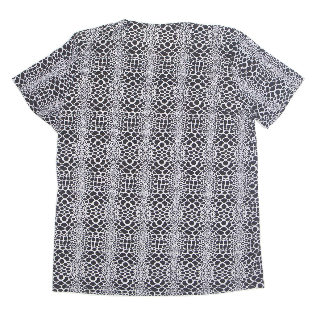 Snake Womens Printed Top Grey Animal Print M