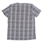 Snake Womens Printed Top Grey Animal Print M