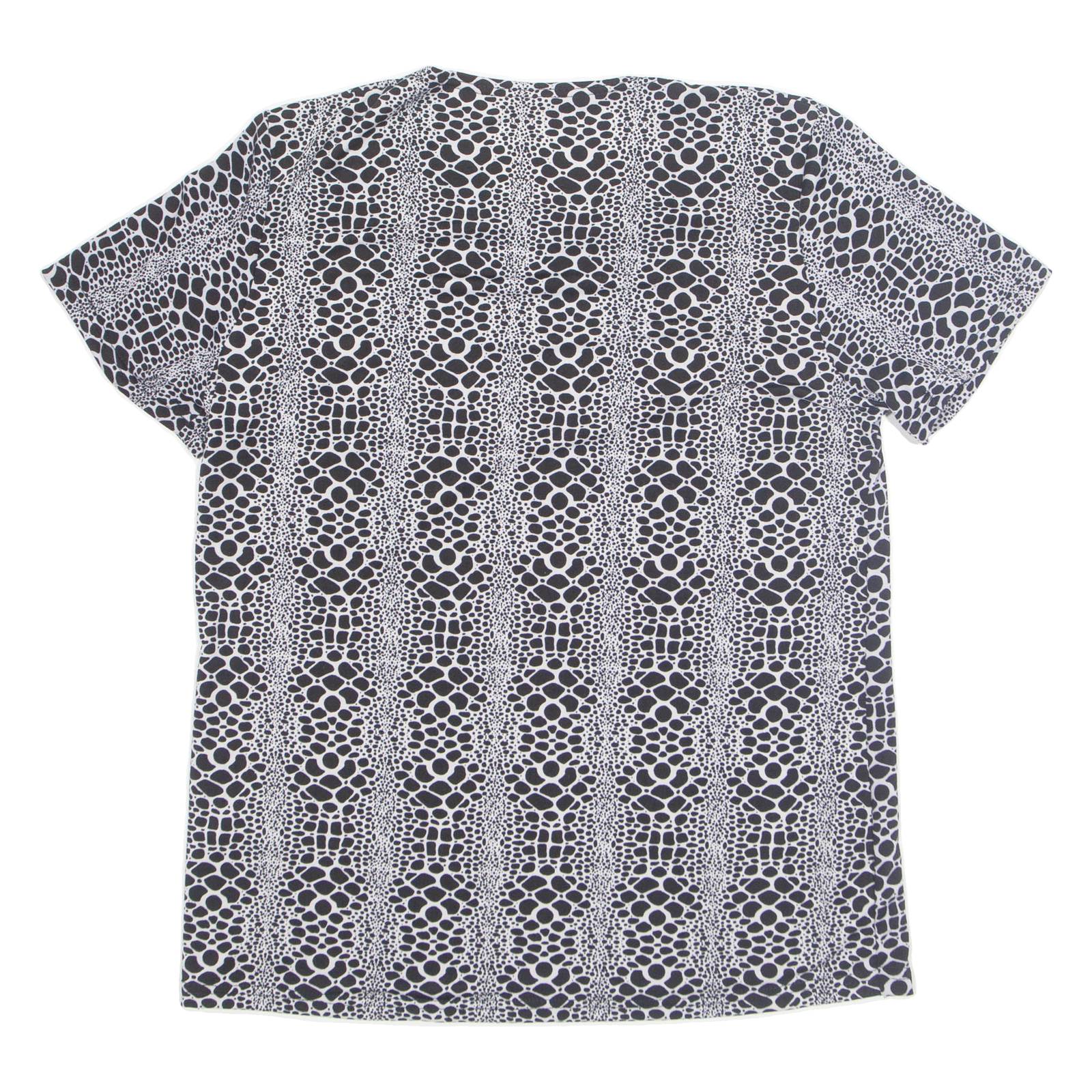 Snake Womens Printed Top Grey Animal Print M