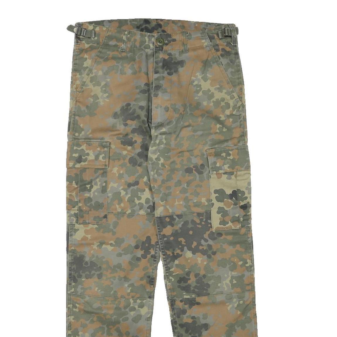 MIL-TEC Womens Cotton Blend Camouflage Regular Fit Cargo Trousers W28 L25