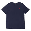 POLO RALPH LAUREN Boys Navy Blue Classic Fit L Short Sleeve Crew Neck T-Shirt
