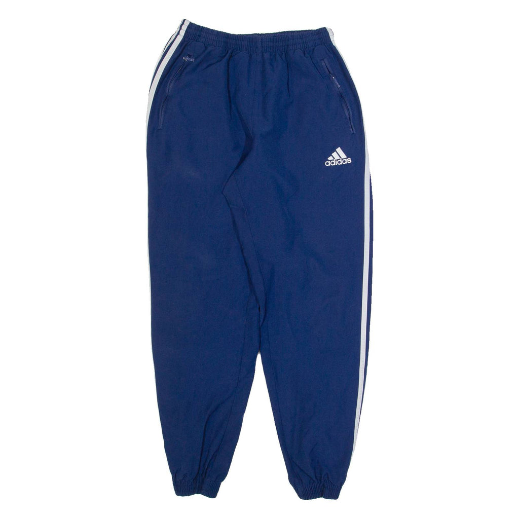 ADIDAS Mens Track Pants Blue Tapered M W24 L28