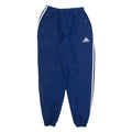 ADIDAS Mens Track Pants Blue Tapered M W24 L28