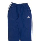 ADIDAS Mens Track Pants Blue Tapered M W24 L28