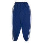 ADIDAS Mens Track Pants Blue Tapered M W24 L28