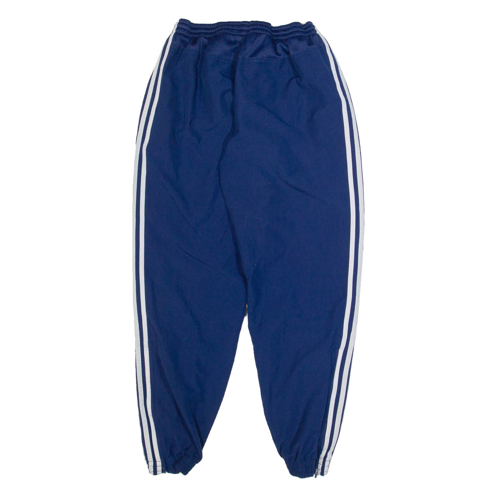 ADIDAS Mens Track Pants Blue Tapered M W24 L28