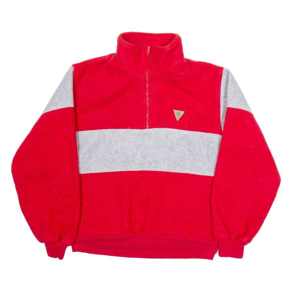 ELLIOTT BAY Mens Fleece Red Tight Knit M