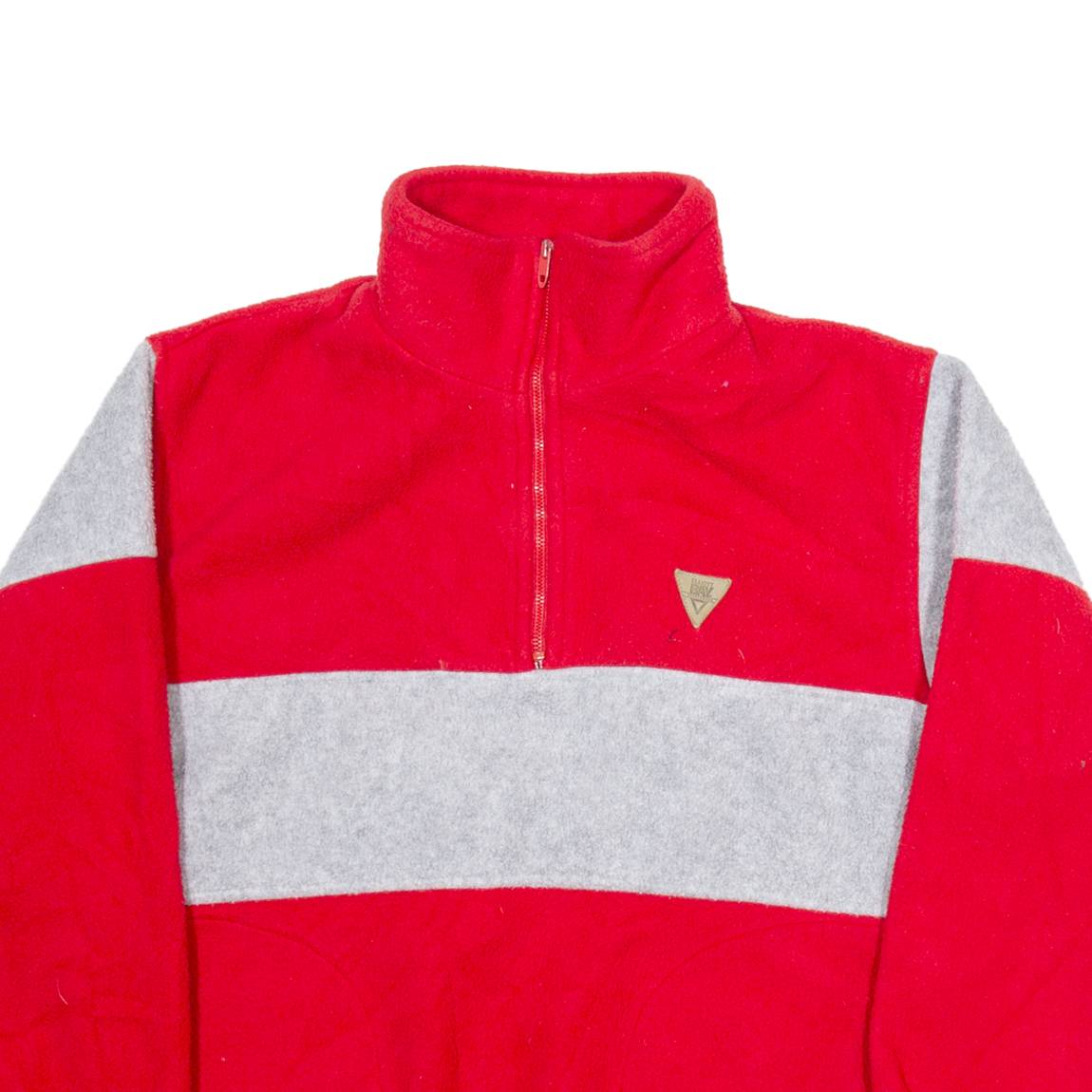 ELLIOTT BAY Mens Fleece Red Tight Knit M