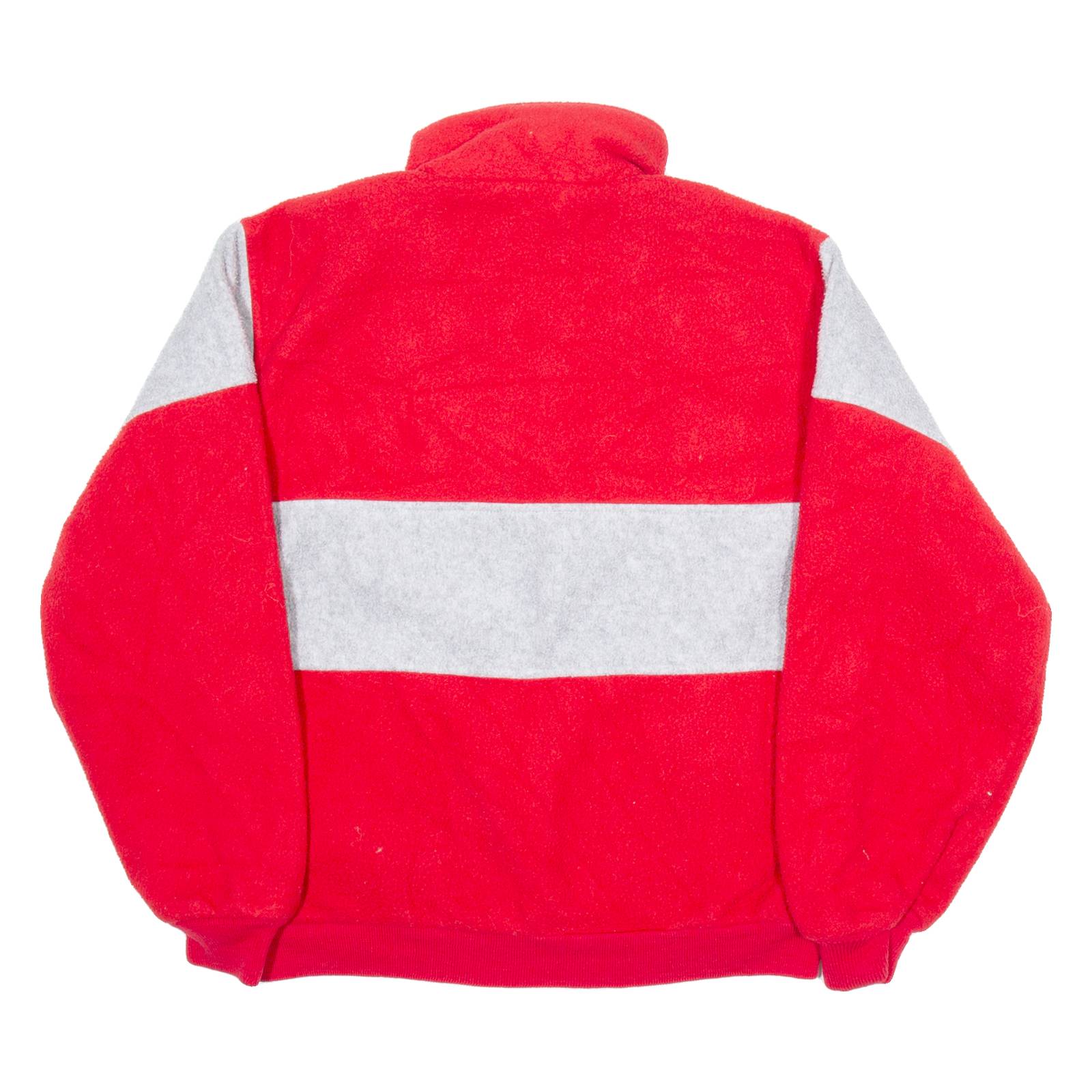 ELLIOTT BAY Mens Fleece Red Tight Knit M