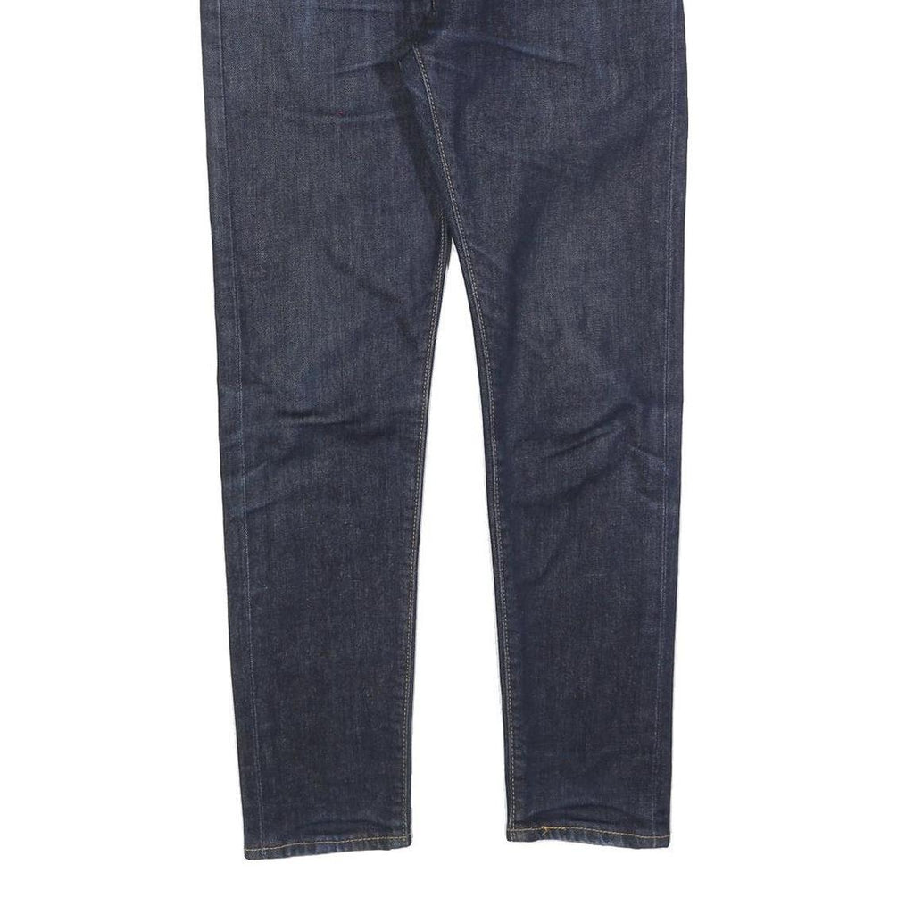 LEVI'S 512 Big E Mens Jeans Blue Slim Skinny Denim Dark W29 L30 Zip Cotton Blend