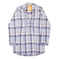 SOULCAL Womens Blue & Red Check Printed Shirt Long Sleeve Button Neck UK 16