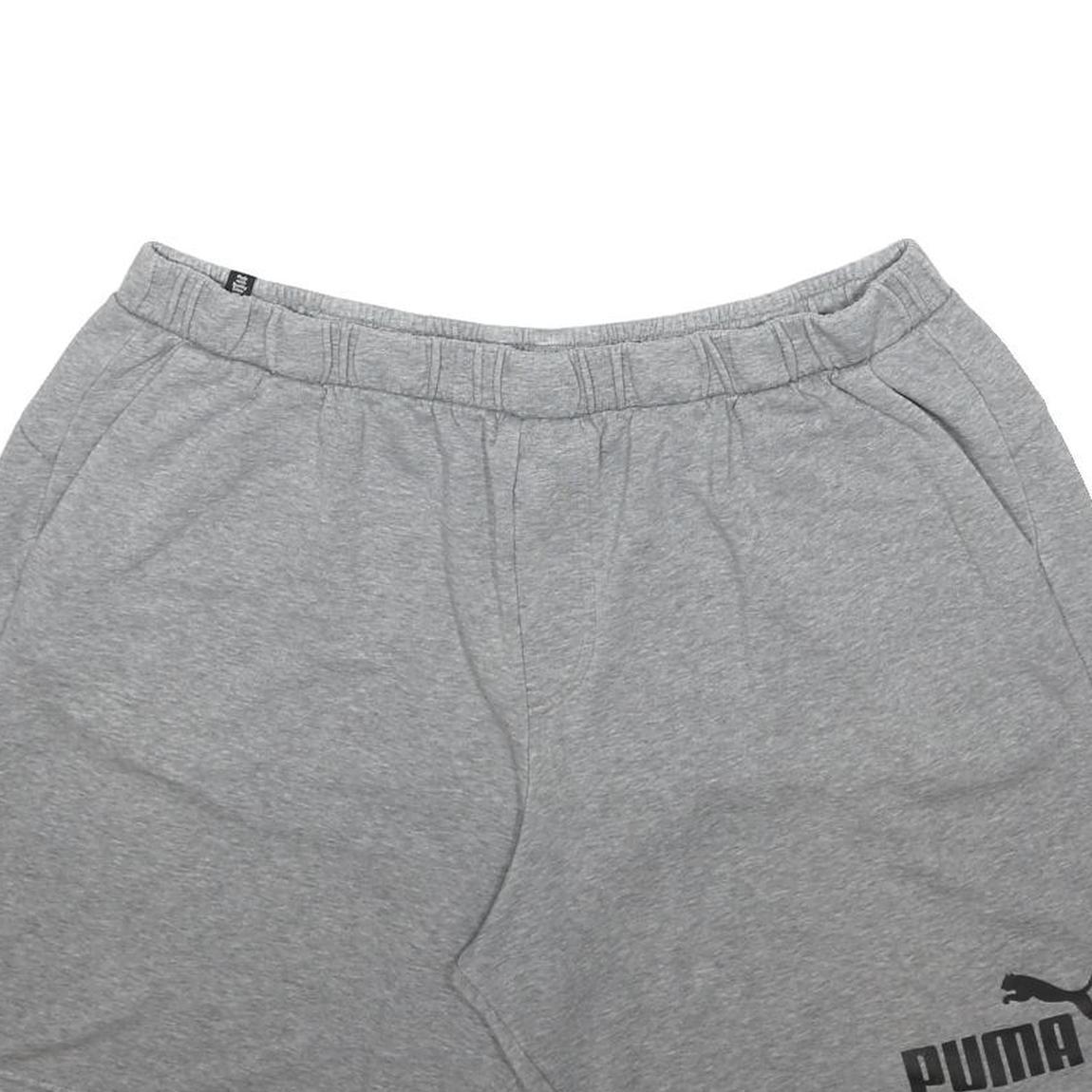 PUMA Mens Shorts Grey Casual 3XL W37 Drawstring Comfortable Sportswear