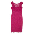 MONSOON Womens Pencil Dress Pink Viscose Sleeveless Knee Length UK 8