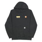 CARHARTT Mens Black Shell Lubricants Operations Hoodie M Workwear Casual