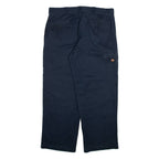 DICKIES Mens Trousers Black Loose Straight W38 L29