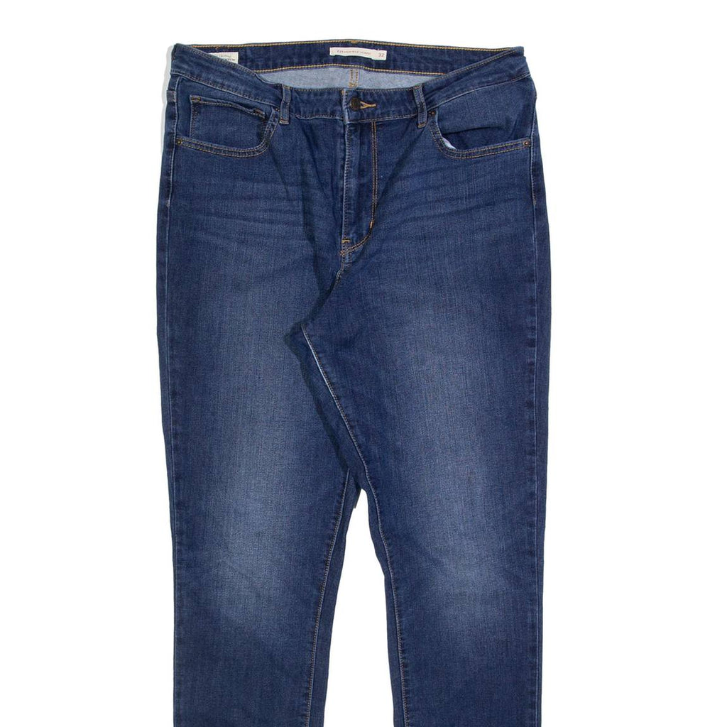 LEVI'S 721 Big E Womens Jeans Blue Slim Skinny W32 L32
