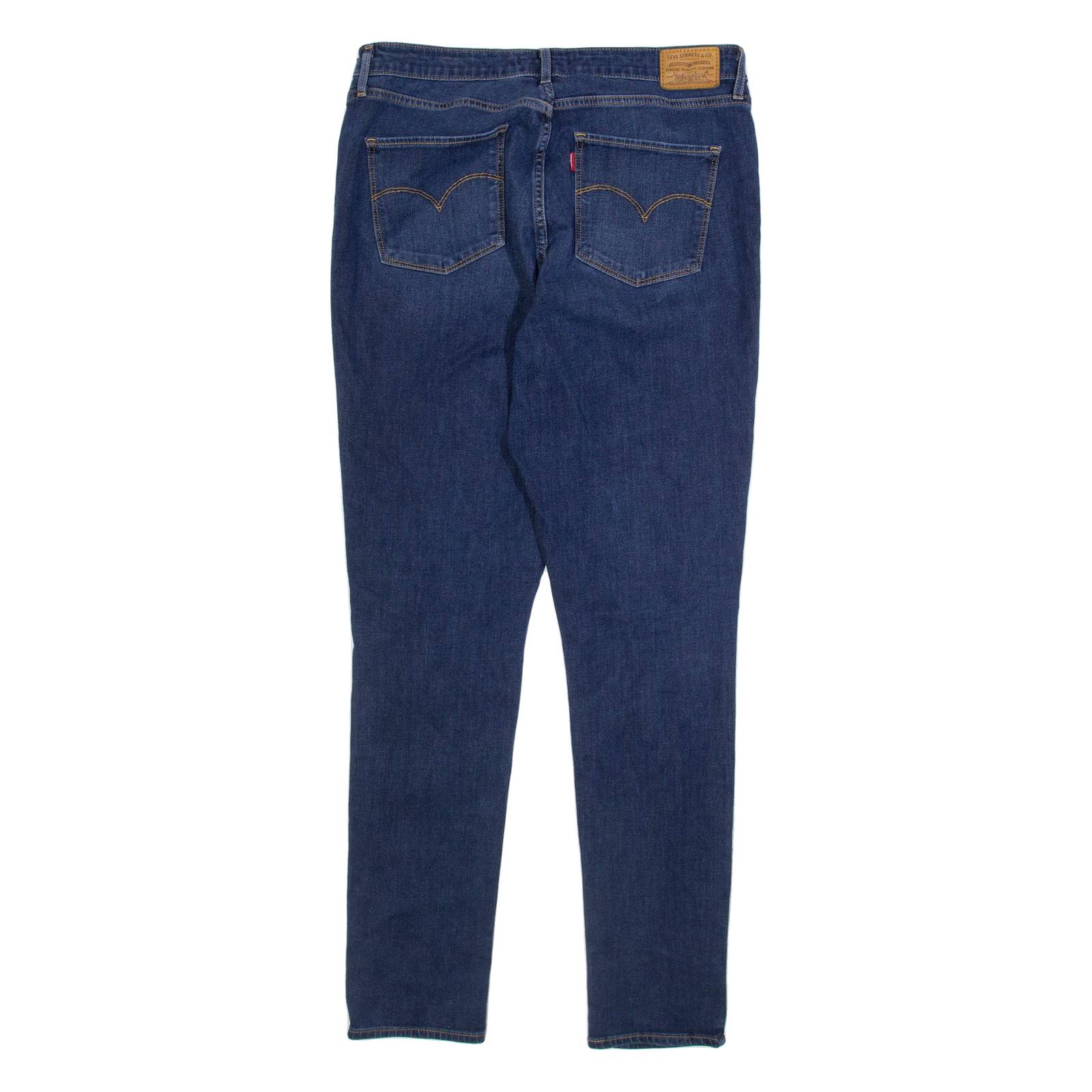 LEVI'S 721 Big E Womens Jeans Blue Slim Skinny W32 L32